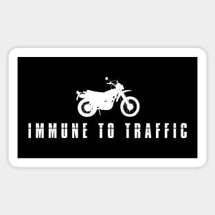 Immune to traffic Sticker